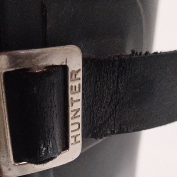 Hunter Black Women's Winter & Rain Knee High Tall Boots Women's Size US 10 - Picture 6 of 17